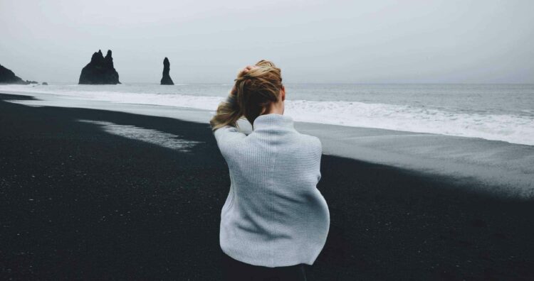 adult back view beach 614503