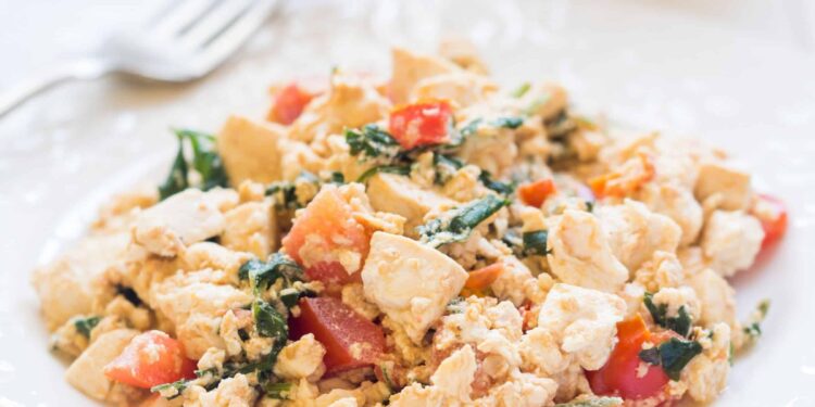 vegan tofu scramble