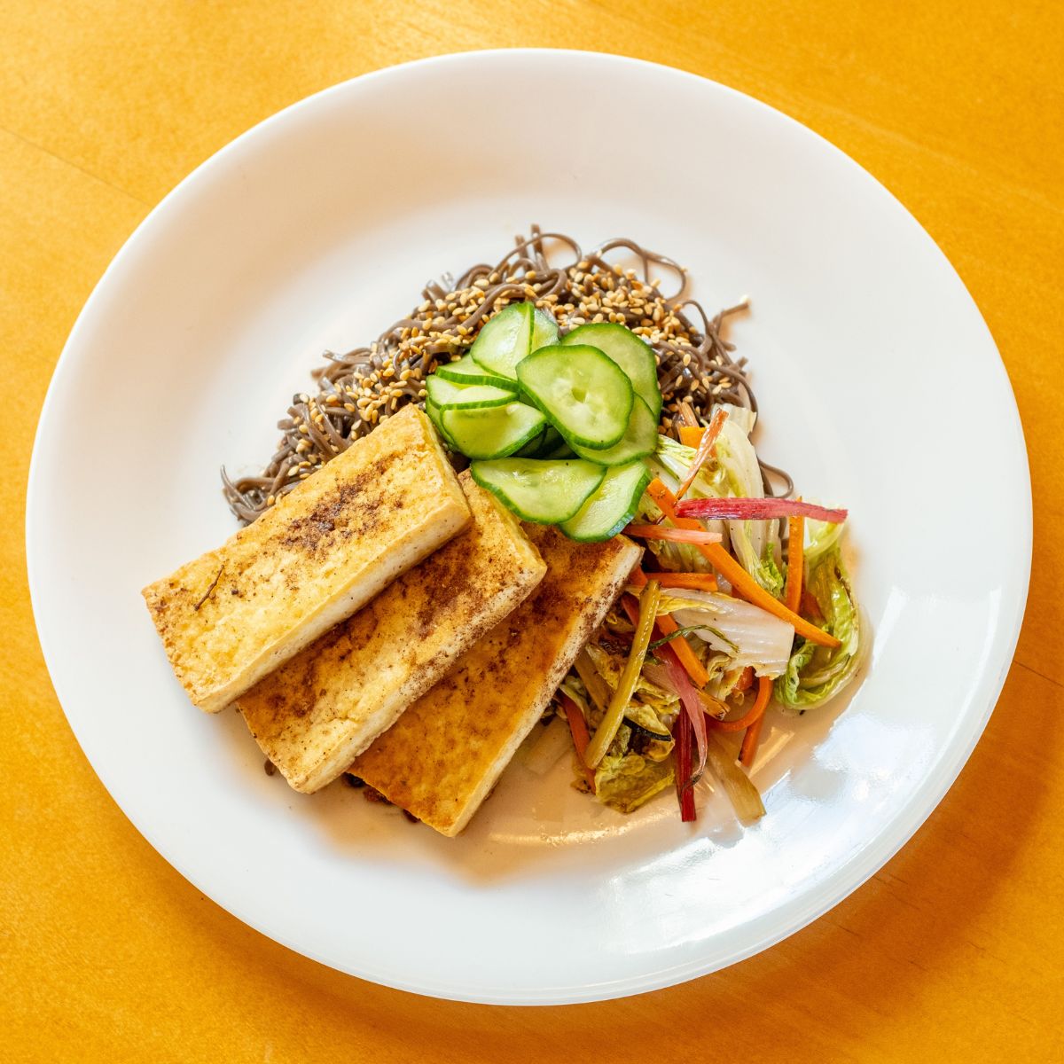 plate of food from Purna Dining Hall